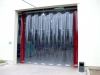 ПВХ Завеса Штора на склад, гараж, ворота, цех 1000х1850h с перек 40% морозостойкая 200х2 с креп-м