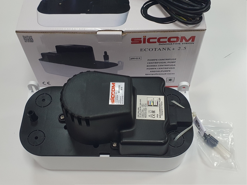 Дренажный насос помпа Siccom ECOTANK+ 2.5 для кондиционера (300 л/ч)