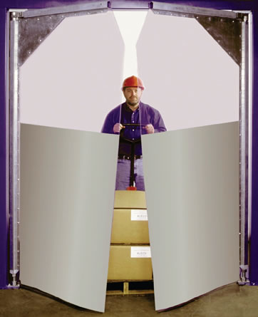 Двери ПВХ средне темп. 2000 х h2500 мм  