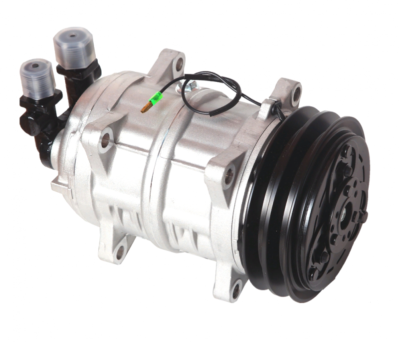 Компрессор кондиционера аналог Denso 10P30C ,шкив 7PK , 12V