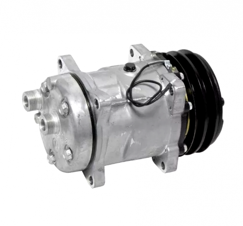 Компрессор кондиционера поршневой, 7Н15, A2, 24V,  выходы горизонтальные      1-1/4 & 1-1/4. Монтажн