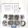 Набор колец spring-lock.  Всего 55 шт. в наборе: 6.07x1.80 - 10шт., 6.80x1.90 - 10шт., 7.65x1.78 - 1