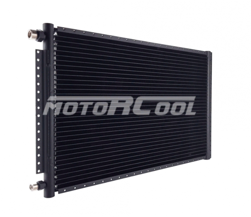 Радиатор 10''x21''x44mm, тип С, вход фитинг Ø 1/2" Ø резьбы 3/4", выход фитинг Ø 3/8" Ø резьбы 5/8",