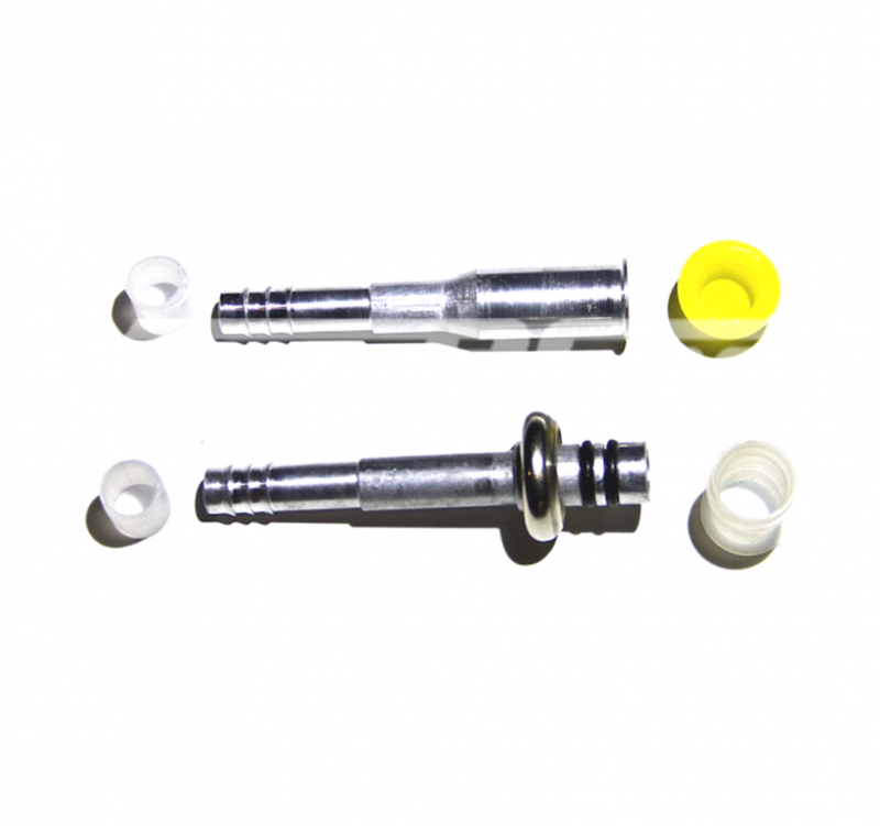 Фитинг алюминиевый spring-lock , 6# (3/8 - 8 мм) цена за пару Male & Female