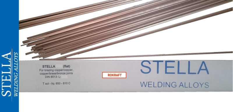 Припой Stella L-Ag5P, меднофосфорный, масса припоя 1 кг